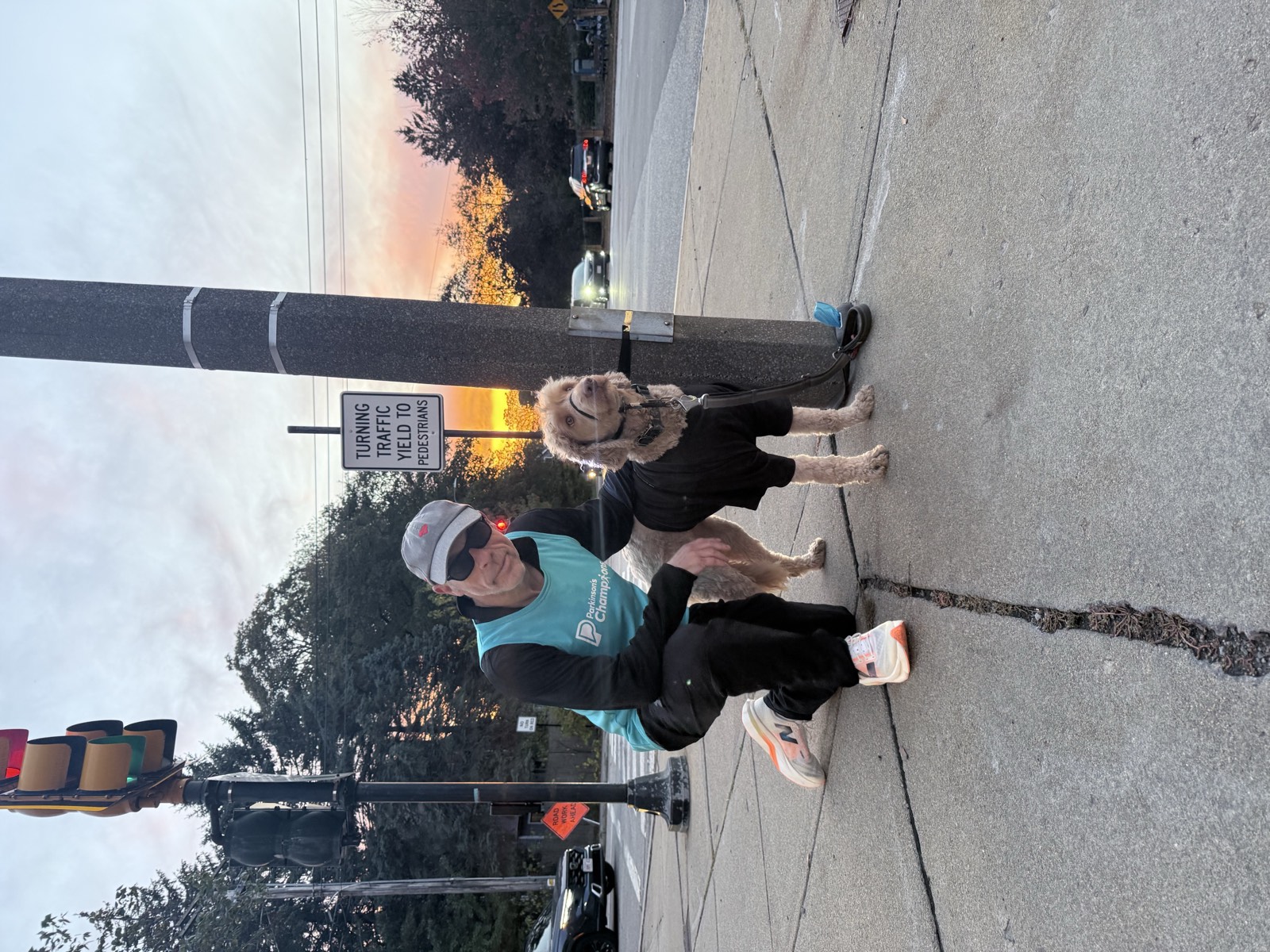 Dan Alperin at the 2025 Bank of America Chicago Marathon — the race that sparked Run With Parkinson's