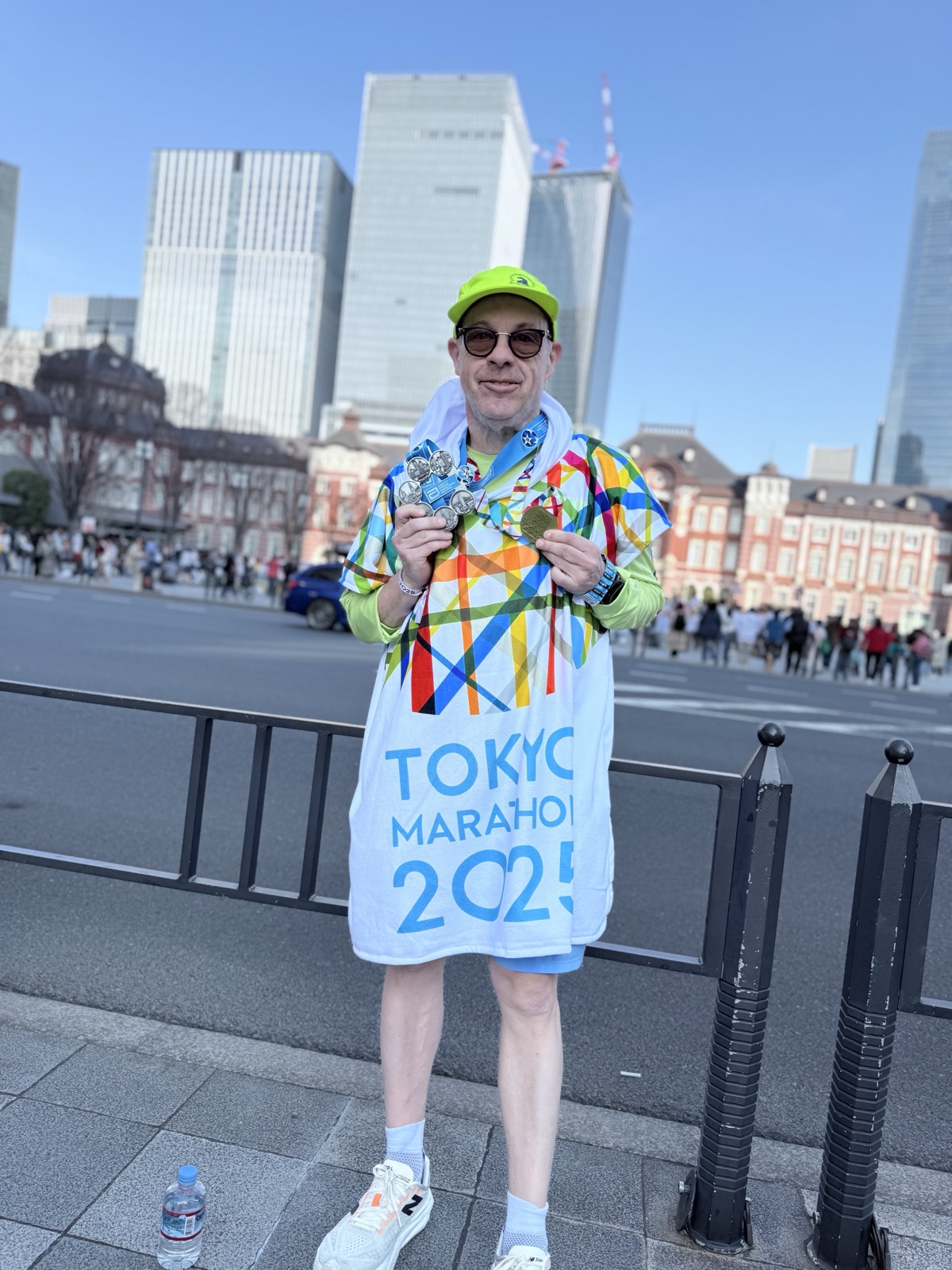 Dan Alperin at the Tokyo Marathon — March 2025, completing the sixth and final Abbott World Marathon Major star