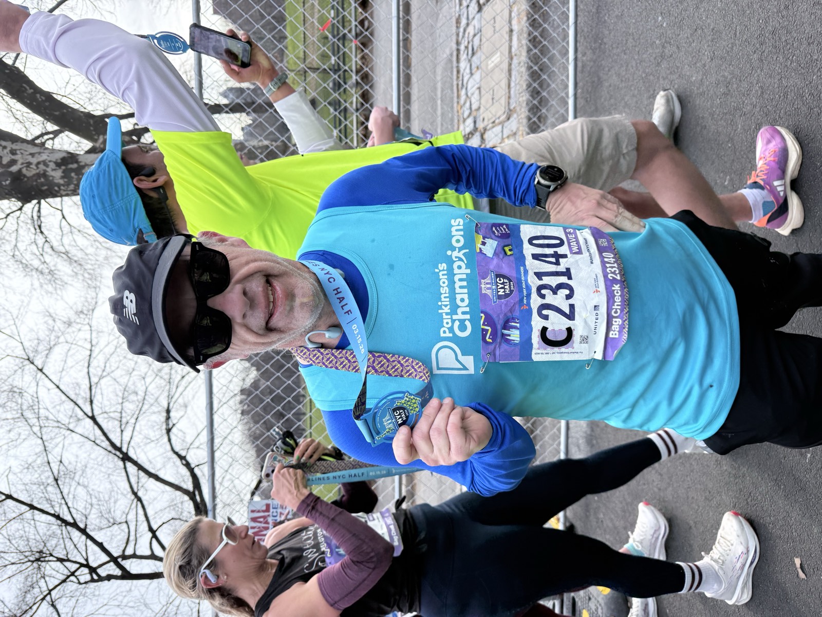 Dan Alperin training in spring 2026, preparing for Boston post-diagnosis